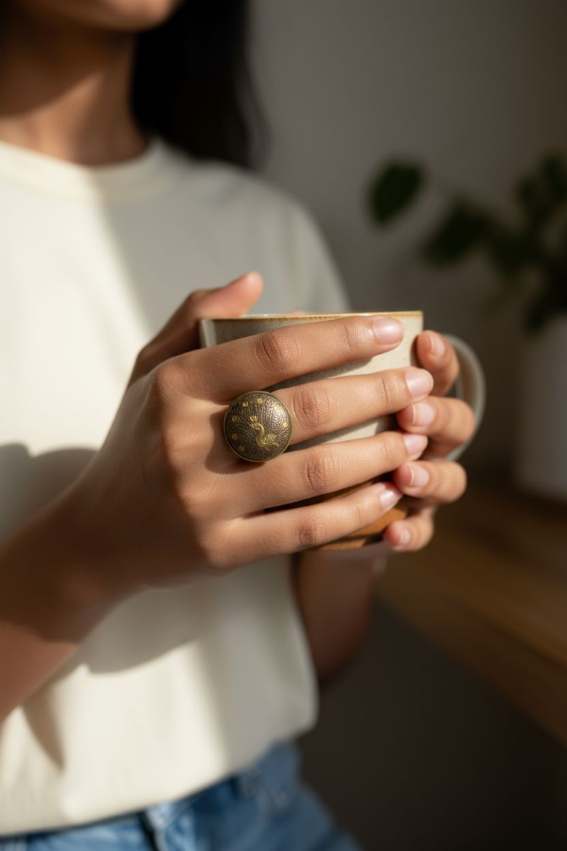 Кольцо "Павлин"