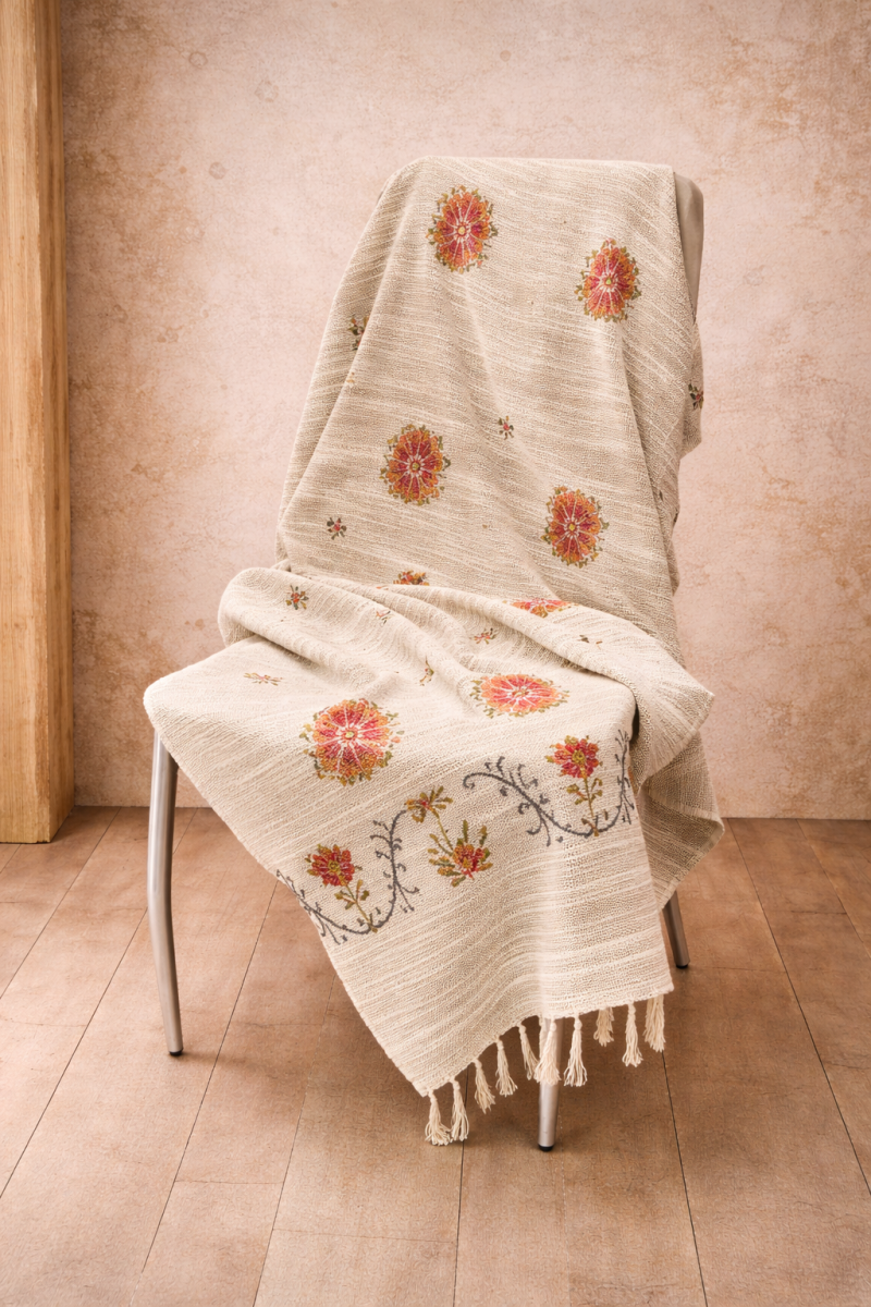 Теплый палантин