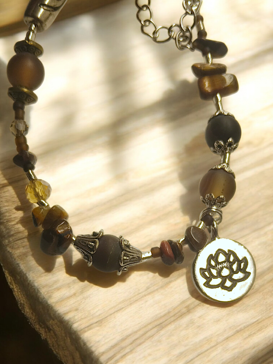 Браслет с агатом