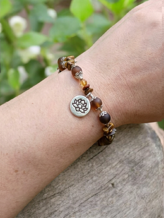 Браслет с агатом