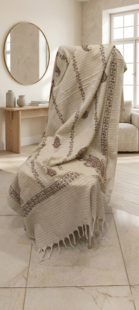 Палантин теплый