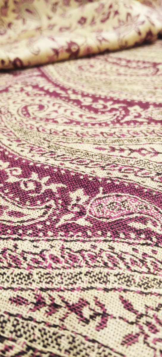 Сиреневый Шарф С Узором