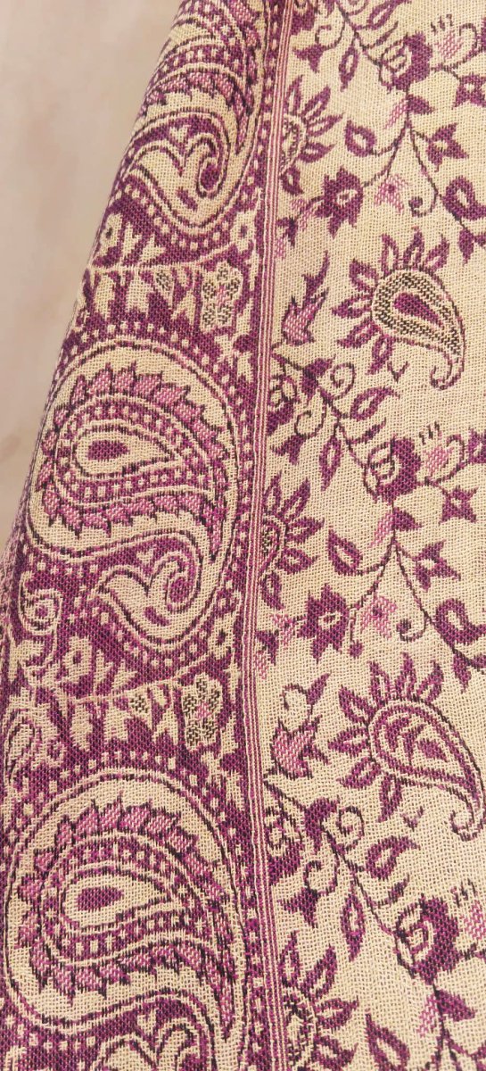 Сиреневый Шарф С Узором