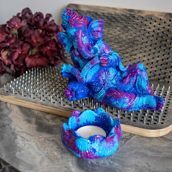 Статуэтка "Ганеша с лотосом"