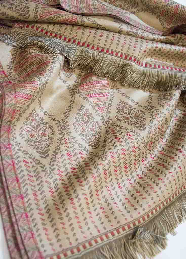 Хлопковый Шарф С Орнаментом