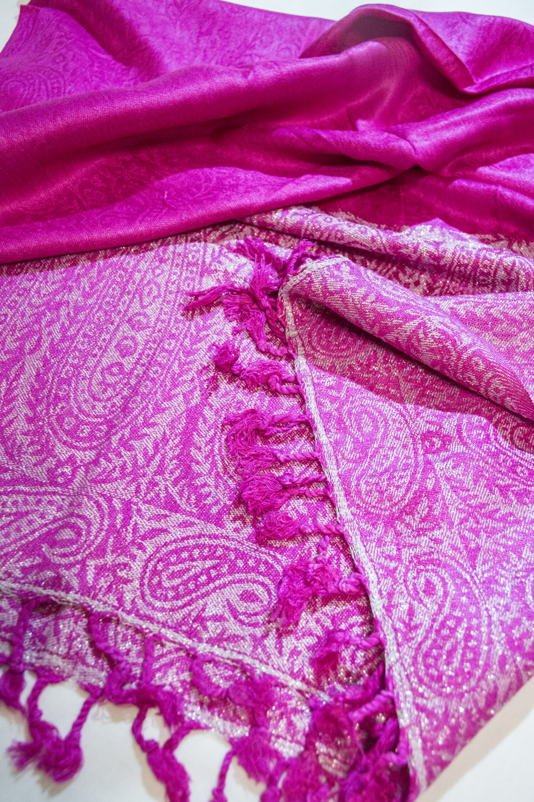 Розовый Женский Шарф