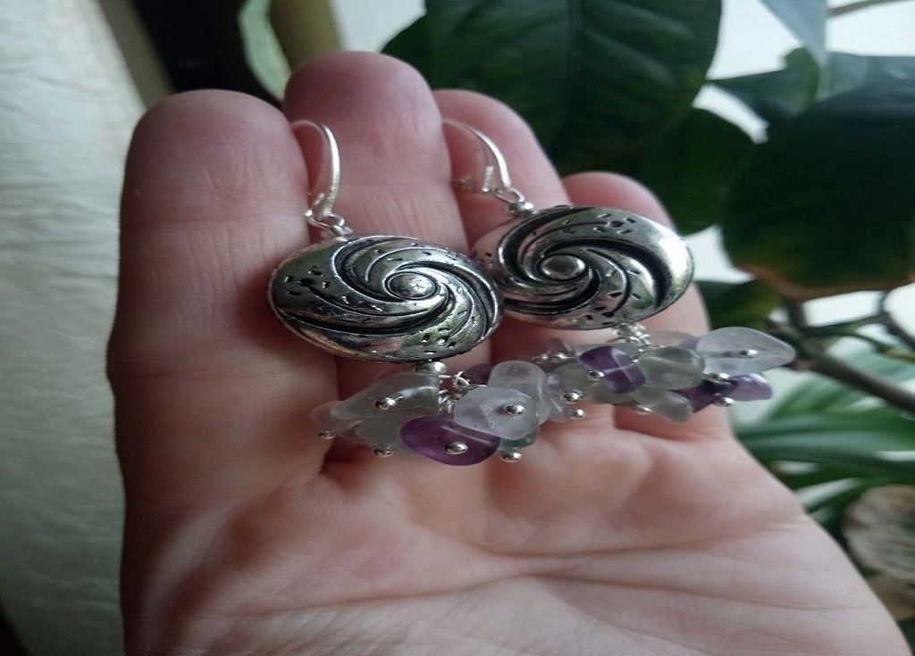 Серьги "Число Фибоначчи"