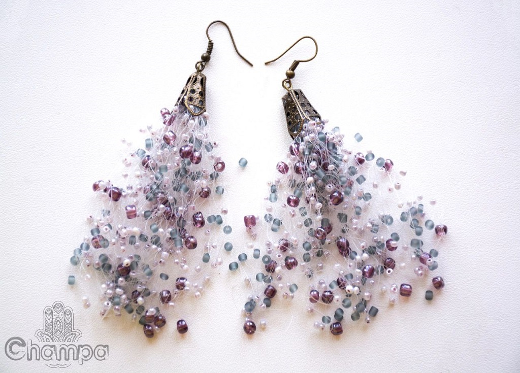 Серьги "Россыпь"