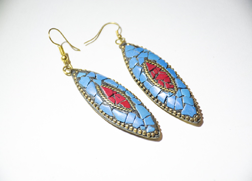 Серьги "Долина Лхасы"